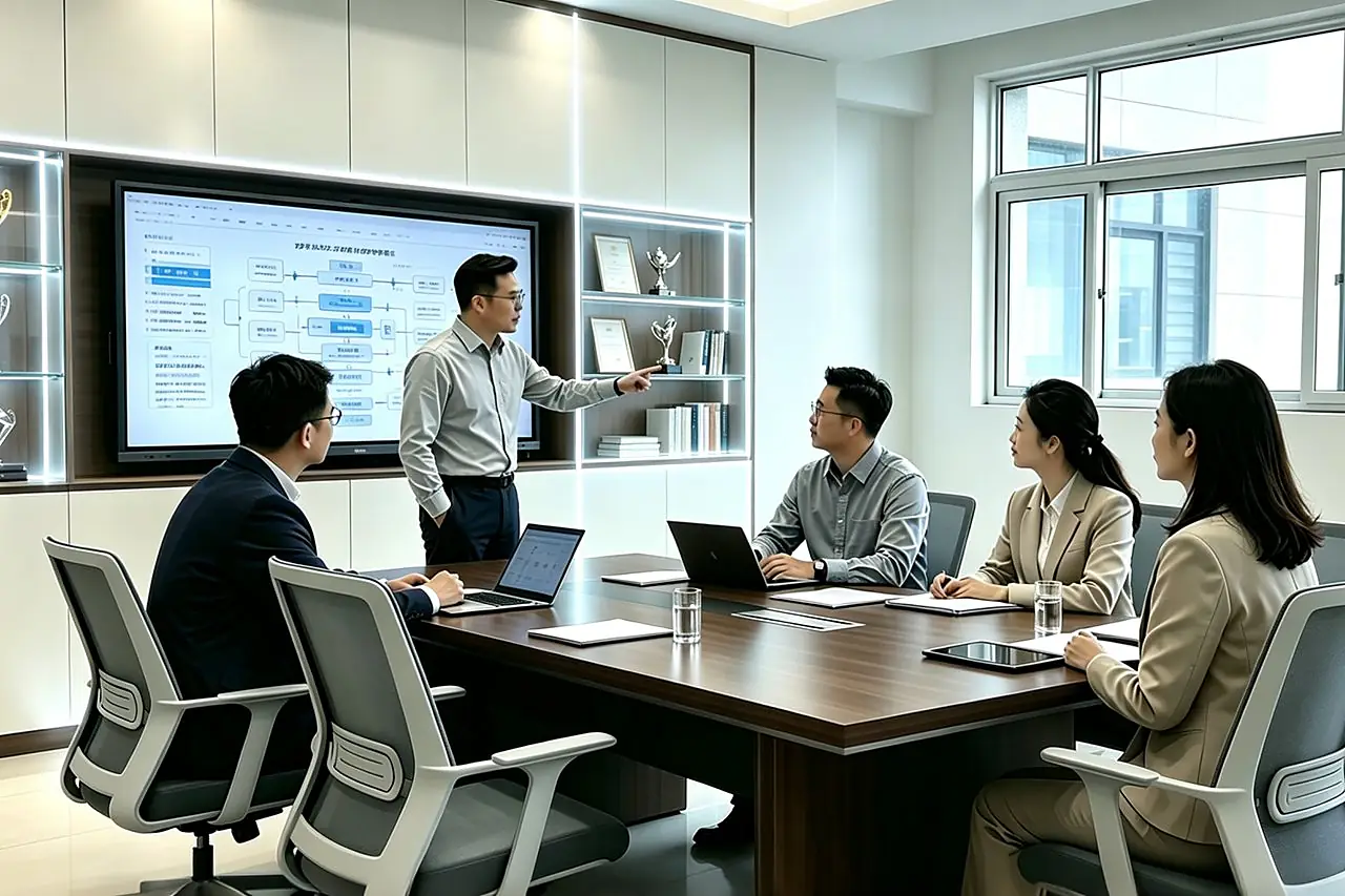 优贸科技项目团队协作与技术方案研讨